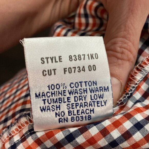 Lucky Brand Western shirt Long Sleeve plaid - Picture 13 of 15